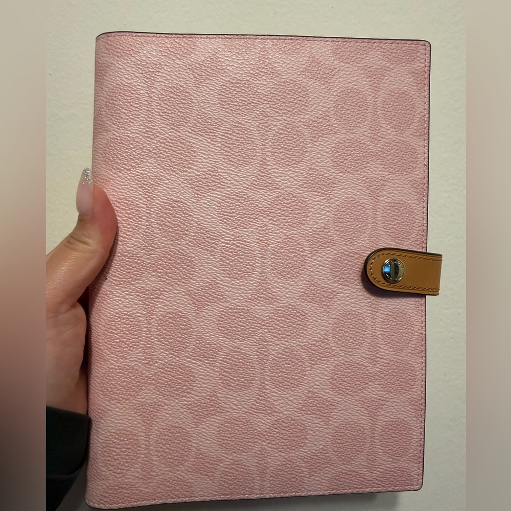 Coach Powder Pink Notebook